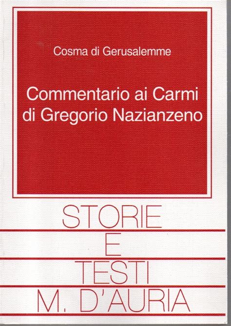 Commentario ai carmi di gregorio nazianzeno. - Professional lgv drivers handbook the a complete guide to the driver cpc.