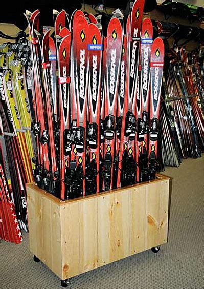 Commercial Classic Fat RAX Ski Storage Rack - Radically Inclined