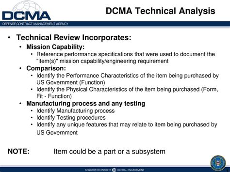 Commercial Definitions Change - DCMA