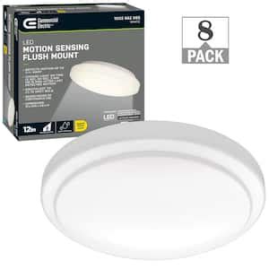 Commercial Electric 12in. LED flush mount with builtin motion sensor