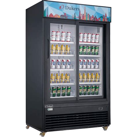 Commercial Refrigerator Glass 2-Door Merchandiser Display …