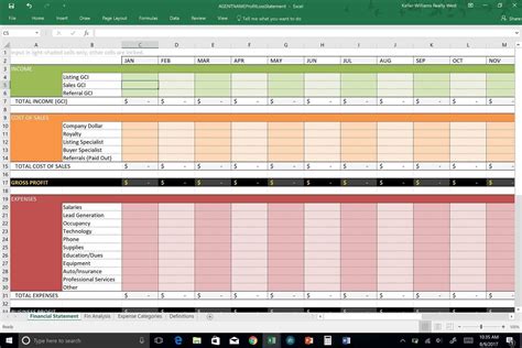 Commission Tracker Excel Commission Tracking Excel Template