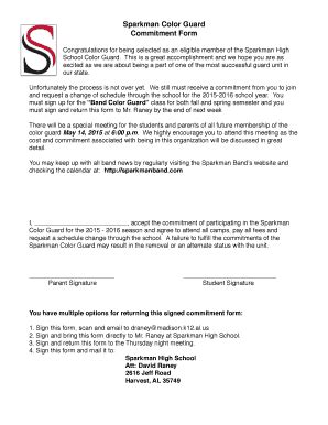 Commitment Contract Template Master of Documents