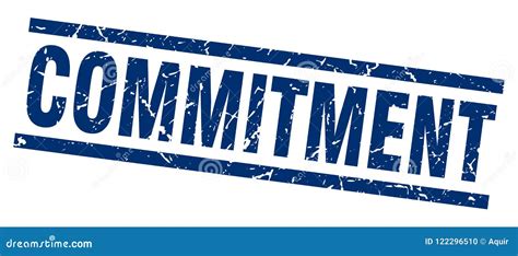 Commitment stamp stock vector. Illustration of seal 122296510