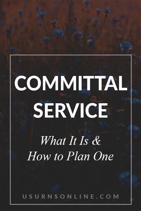 Committal service program. If there is a committal service, here are some ...