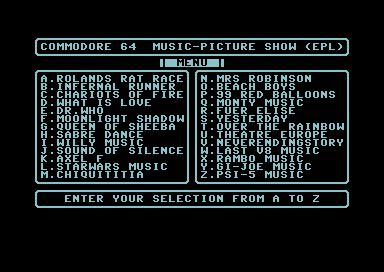 Commodore 64 music.  Period.  Tunes rated according Format info Music records list Commo...