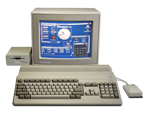 Commodore amiga computer.  It is the final Amiga model based on the Moto...