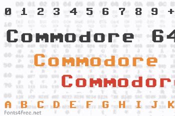 Commodore font free download. .  Feb 7, 2016 · Download free Commodore 64 Font ...