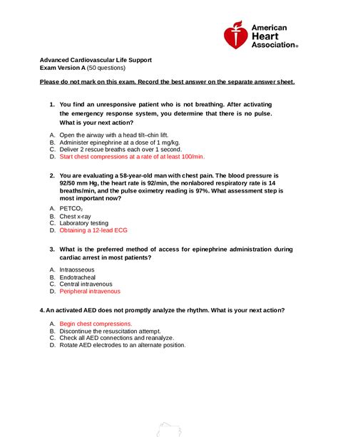 Common CPR questions and answers CPR Test