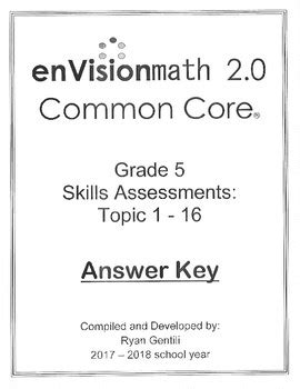 Common Core Coach Answer Keys Grade 5
