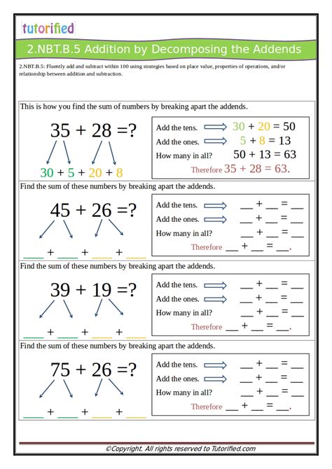 Common Core Math Worksheets 2nd Grade