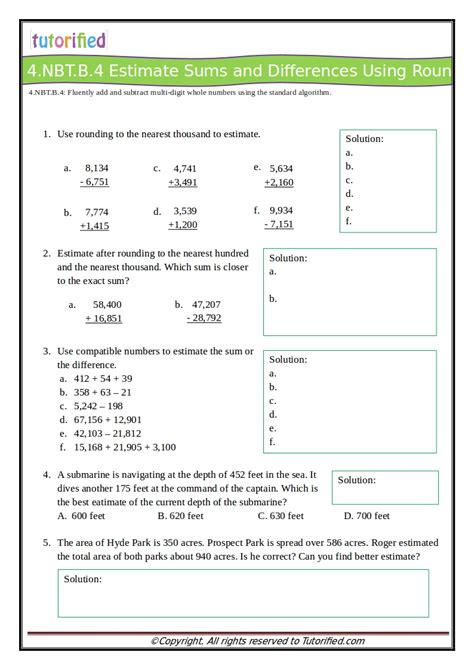 Common Core Math Worksheets Library