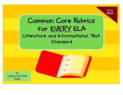 Common Core Rubrics for EVERY ELA