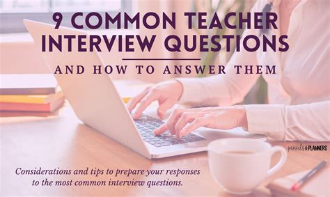 Common Interview Questions For Teachers Interview Questions and Answers