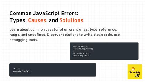 Common JavaScript errors SISTRIX