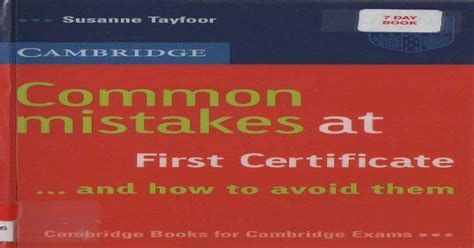 Common Mistakes FCE - [PDF Document]