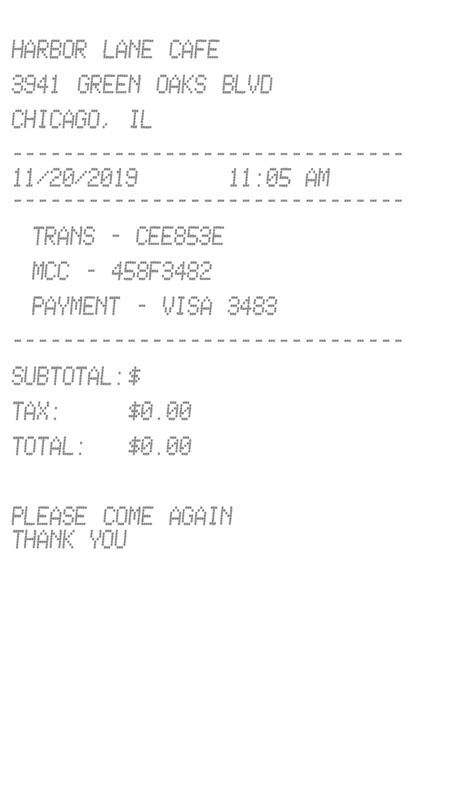 Common Receipt Generator