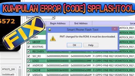 Common SP Flash Tool Error Codes and Their Solutions - Get …