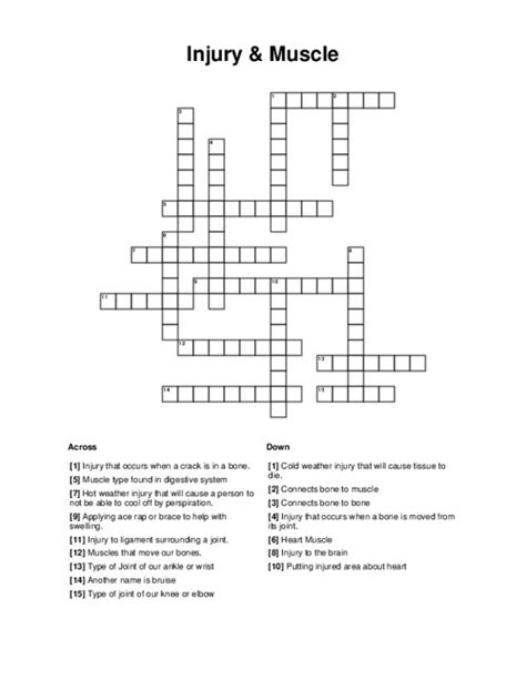 The Crossword Solver found 30 answers to "knee injury site for short", 3 letters crossword clue. The Crossword Solver finds answers to classic crosswords and cryptic crossword puzzles. Enter the length or pattern for better results. Click the answer to find similar crossword clues . Enter a Crossword Clue. A clue is required.