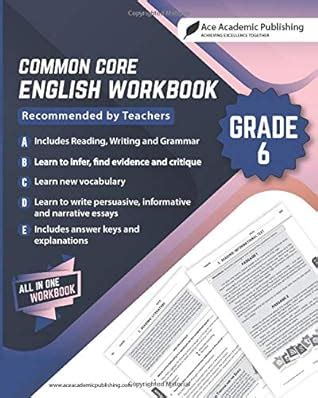 Full Download Common Core English Workbook Grade 6 English By Ace Academic Publishing