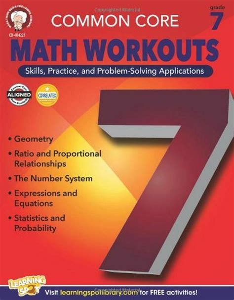 Download Common Core Math Workouts Grade 7 By Karice Mace