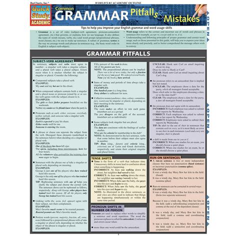 Full Download Common Grammar Pitfalls  Mistakes By Not A Book