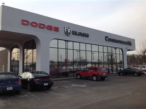 Commonwealth dodge. Commonwealth Dodge Ram 6408 Preston Highway Directions Louisville, KY 40219-1818. Sales: 502-907-4949; Service: 502-230-4296; Parts: 502-230-4295; Home; New New Inventory. All New Inventory Custom Factory Order Mopar Accessories Catalogs Featured New Vehicles Value Your Trade Virtual Test Drive 