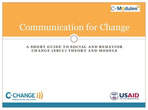 Communication For Change: A Short Guide to Social and