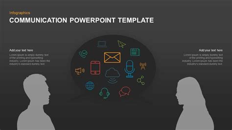 Communication Powerpoint Template Keynote Diagram Slidebazaar