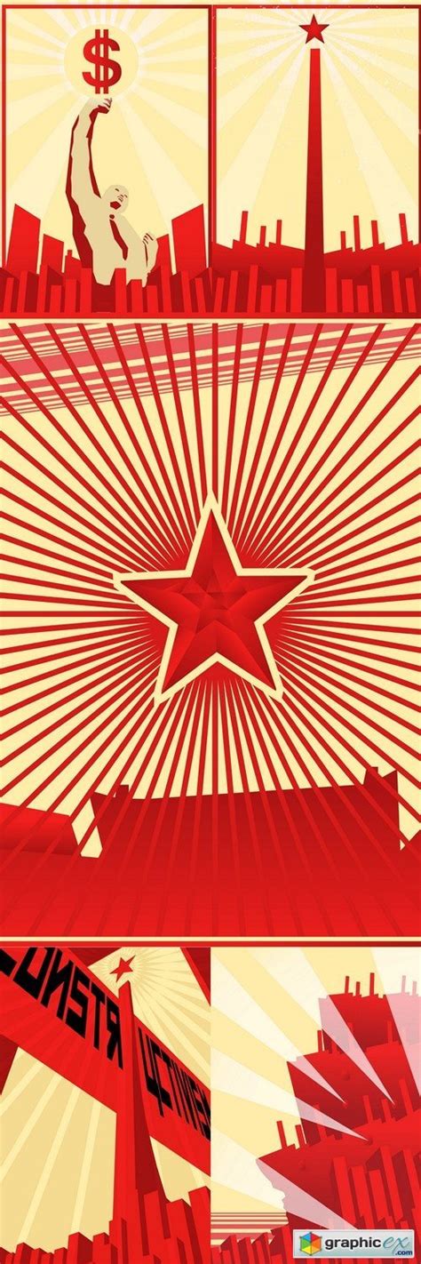 Communist Propaganda Poster Template