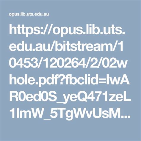 Community Chef - opus.lib.uts.edu.au