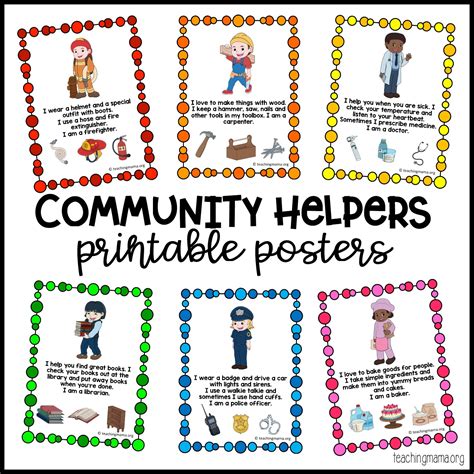 Community Helper Printable