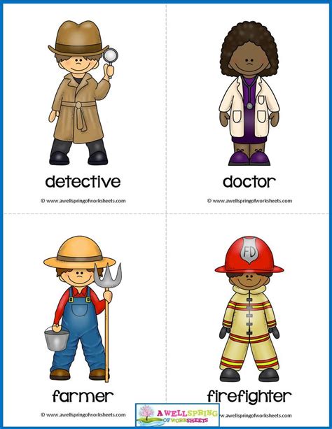 Community Helpers Flash Cards Community helpers, Community helpers