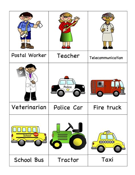 Community Helpers Pictures Printables