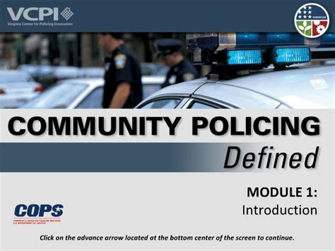 Community Policing Defined - COPS Training Portal