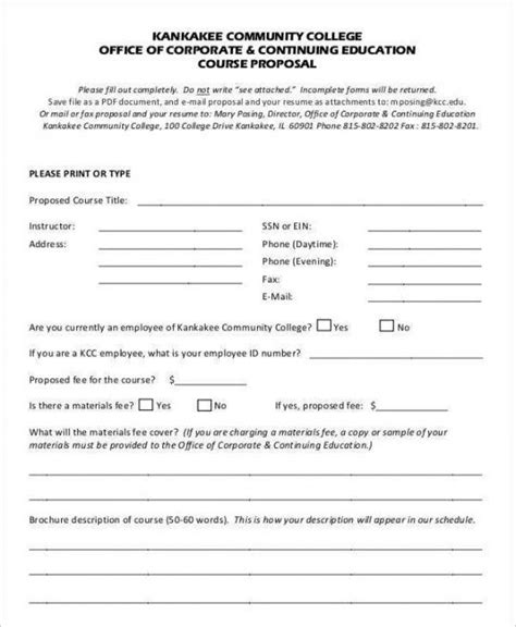 Community Proposal Template 9+ Free PDF Format Download