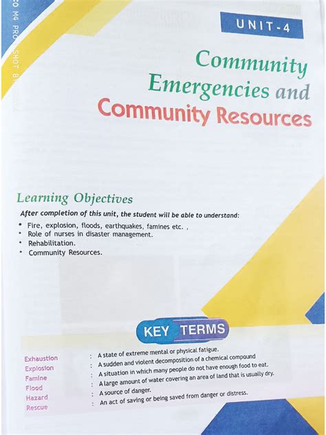 Community Resources During Emergencies