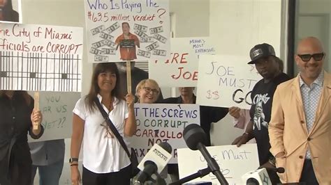 Community gathers in Coconut Grove demanding Commissioner Joe Carollo to step down
