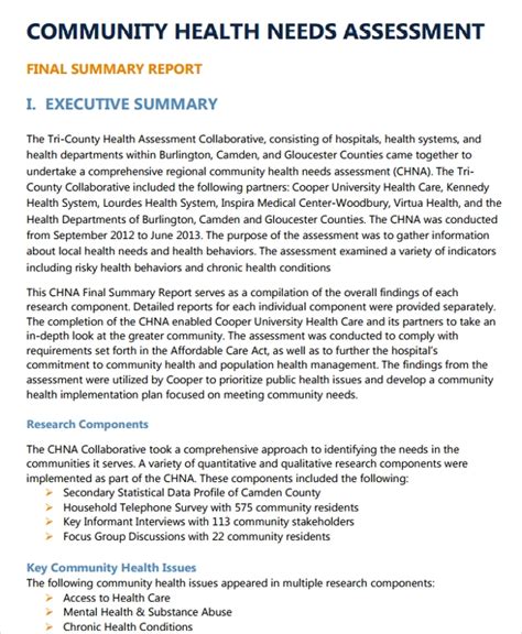 Assessment identifies community problems and resources; action follows planning, which determines which of those problems should be addressed with which resources. This paper provides an overview of the community assessment process. The first challenge in launching a community health initiative is to identify and recruit partners drawn from the .... 