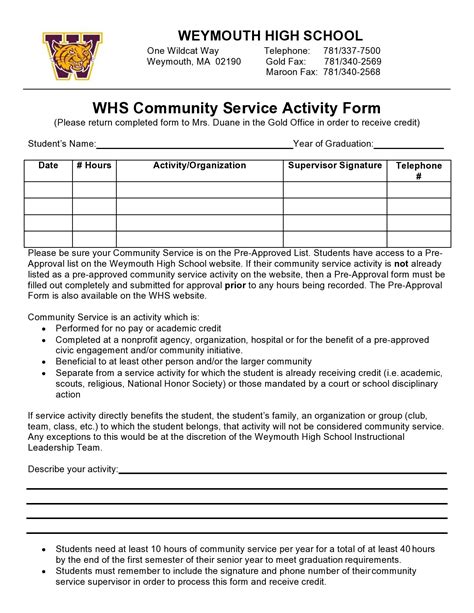 Community service form. Things To Know About Community service form. 