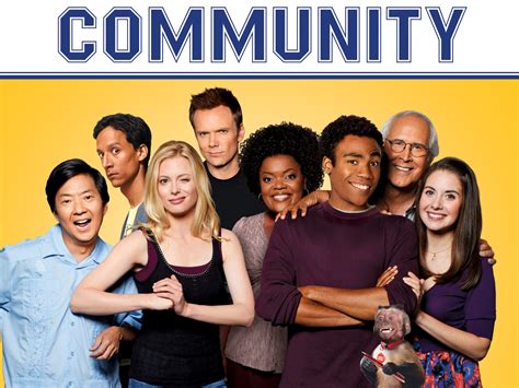 Community television series. Category: Community (TV series) Category: Community. (TV series) English: Community is an American television comedy series created by Dan Harmon. The series is currently broadcast in the United States on the network channel NBC and is a production of Sony Pictures Television. 