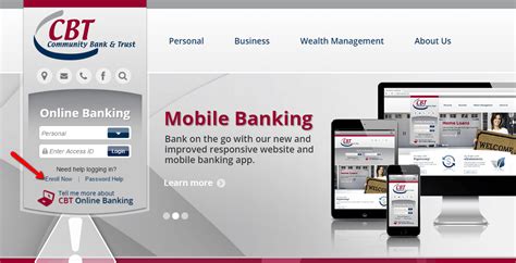 Community trust online banking. olb.mybankcnb.com 