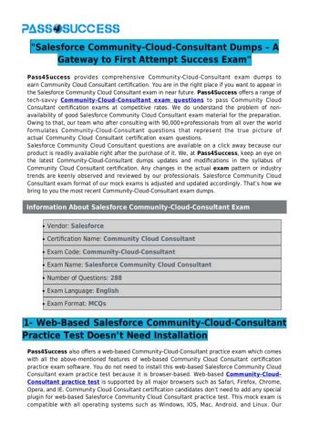 Community-Cloud-Consultant Dumps Deutsch.pdf