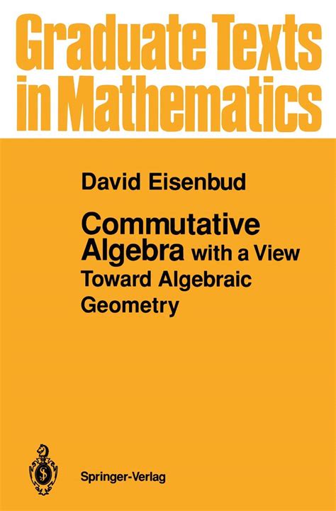 Commutative algebra books