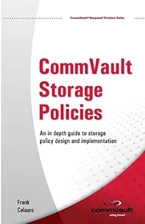 Commvault storage policies an in depth guide to storage policy design and implementation. - Terry taurus travel trailer owners manual.
