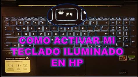 Como ACTIVAR TECLADO ILUMINADO En HP, DELL, Cualquier