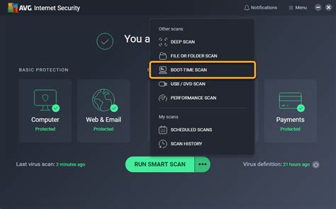 Como executar um escaneamento de boot no Avast Antivirus