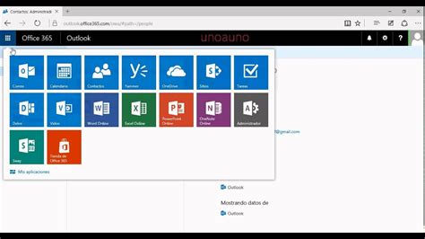 Como importar contactos y agendas en Office 365 - YouTube