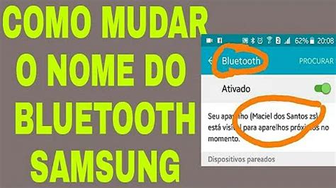 Como mudar o nome do Bluetooth no Samsung j7 Prime?