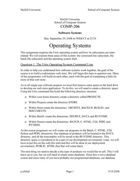 Comp 396 vs comp 400 mcgill.  Introduction to Software Systems.  feature a final report w...